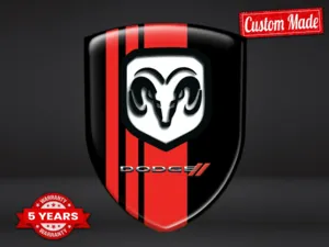 Dodge Emblemi Auto su Misura Stile Max Durevoli Pro Edizione
